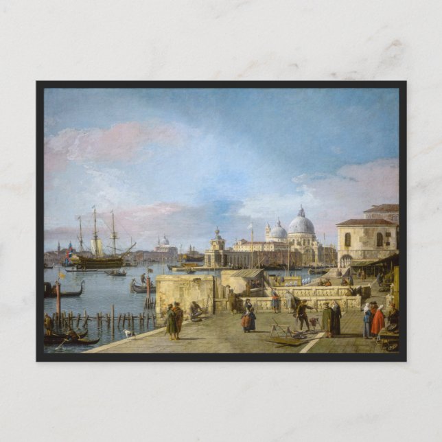 Venezia, Italia Canaletto Postcard Postkarte (Vorderseite)