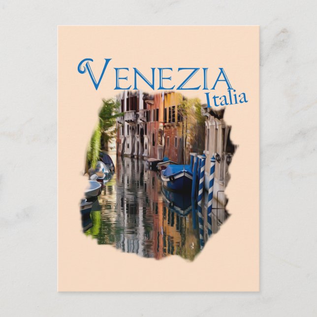 Venezia, Italien: Farbkanal Postkarte (Vorderseite)