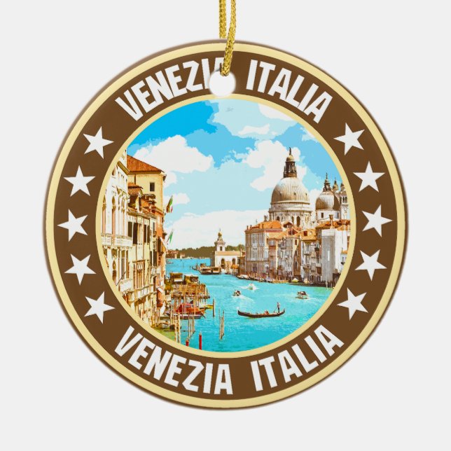 Venezia Keramik Ornament (Vorne)