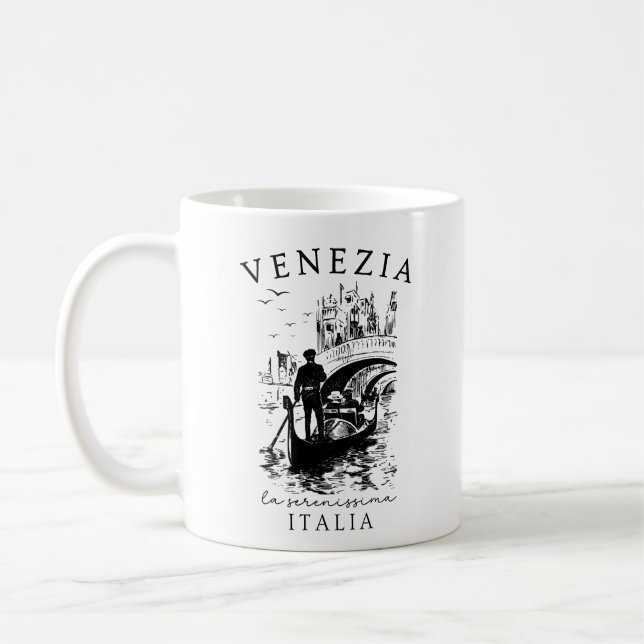 Venezia La Serenissima – Venice Italy Travel Kaffeetasse (Links)