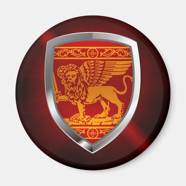 Venezia Mettalic Emblem Magnet (Vorne)
