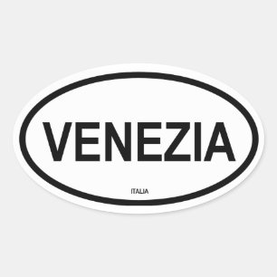 VENEZIA OVALER AUFKLEBER