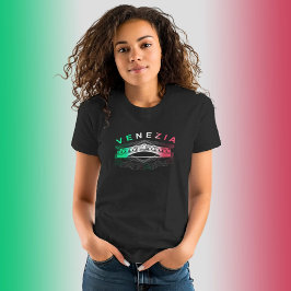 Venezia Rialto Bold Lines Womens Slim fit T-Shirt