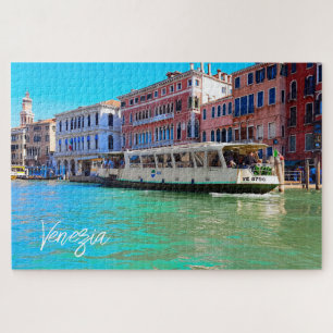 Venezia Venice Grand Canal Water Bus Puzzle