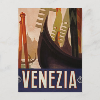 Venezia Vintage Reisebild Postkarte