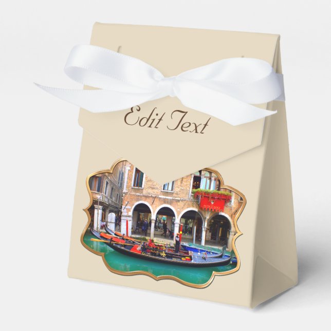 Venezianisch Gondolas Geschenkschachtel (Vorderseite)
