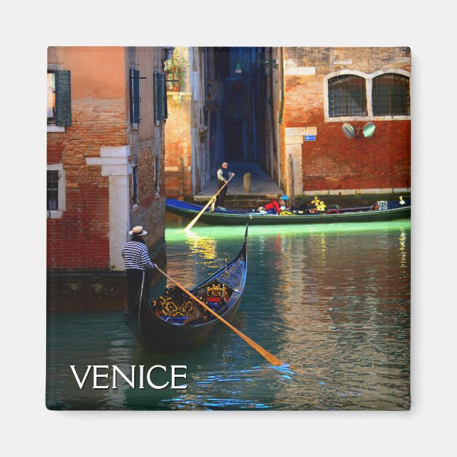 Venezianisch Gondoliers Magnet (Vorne)