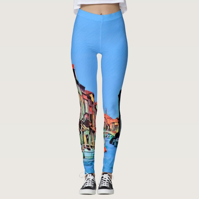 Venezianisch Lagoon - MURANO - Ansicht Leggings (Vorderseite)