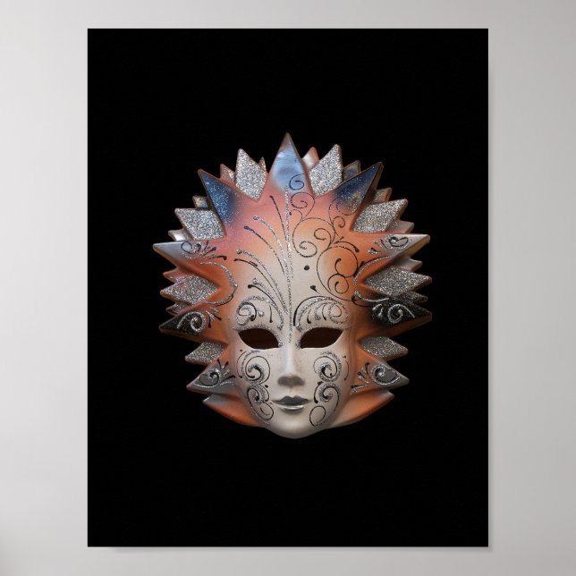 Venezianisch Mask Poster (Vorne)