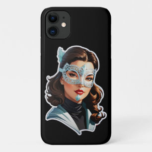 Venezianisch Masked Lady Case-Mate iPhone Hülle