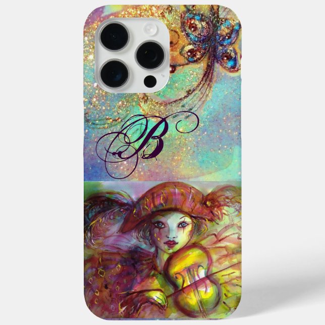 VENEZIANISCH MASQUERADE/HARLEQUIN-MONOGRAMM Case-Mate iPhone HÜLLE (Rückseite)