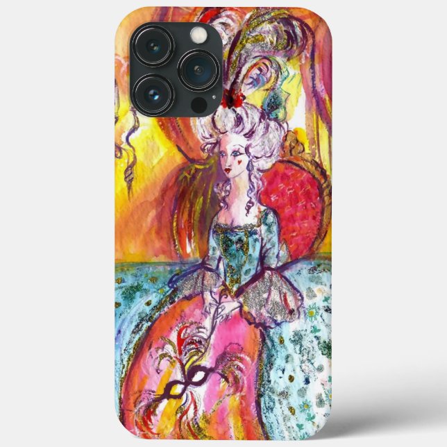 VENEZIANISCH MASQUERADE / KOLOMBINA Case-Mate iPhone HÜLLE (Rückseite)