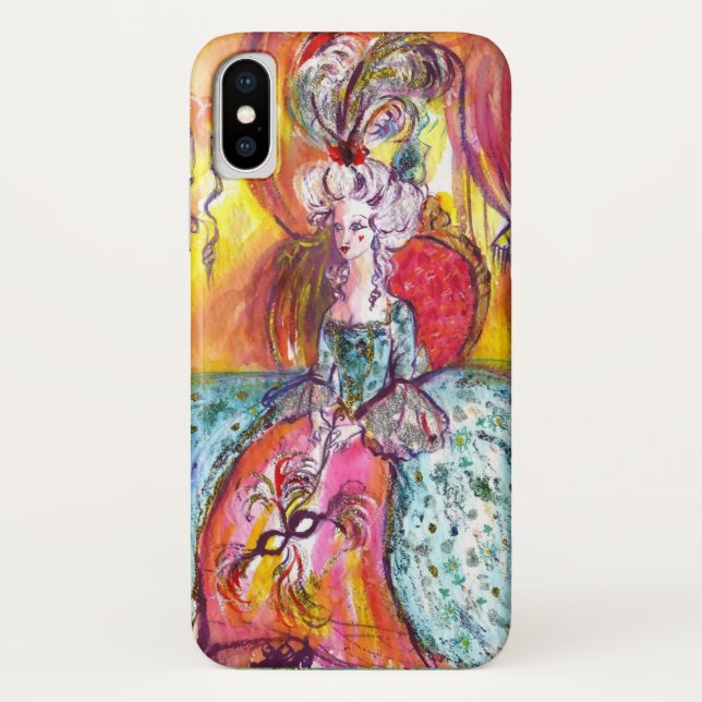 VENEZIANISCH MASQUERADE / KOLOMBINA Case-Mate iPhone HÜLLE (Rückseite)