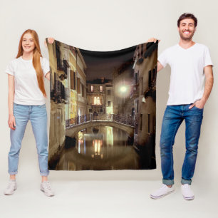 VENEZIANISCH NOCTURNE Fleece Blanket
