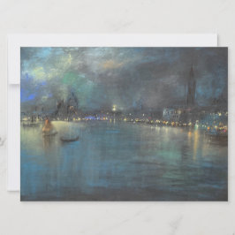 Venezianisch Nocturne (von Glenn Cooper Henshaw) Karte