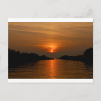 Venezianisch Sunset Postkarte