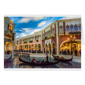 Venezianische Architektur des Kanals von Las Vegas