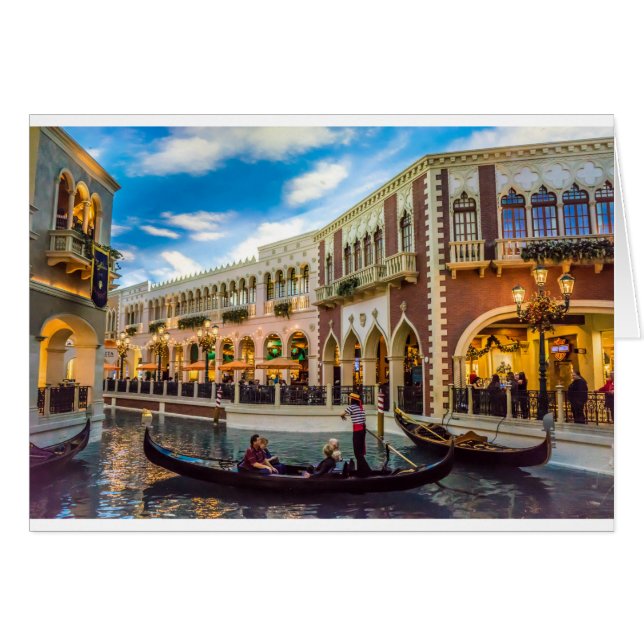 Venezianische Architektur des Kanals von Las Vegas (Vorderseite (Horizontal))