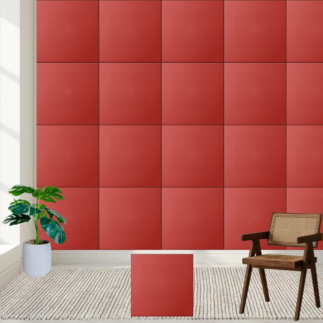 Venezianische Farbtafel der Solid-Keramik Fliese (Venetian Red Solid Color Ceramic Tile)