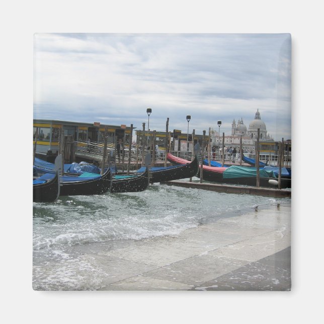 Venezianische Gondeln Magnet (Vorne)