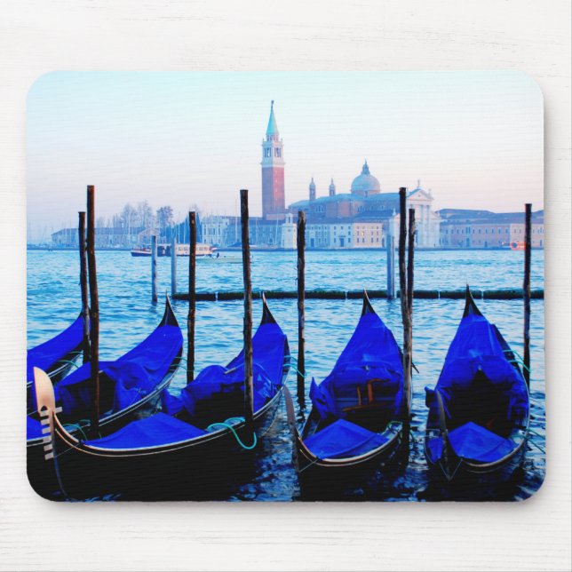 Venezianische Gondeln Mousepad (Vorne)