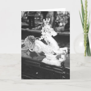 Venezianische Gondola Horse Bass Note Grußkarte Karte