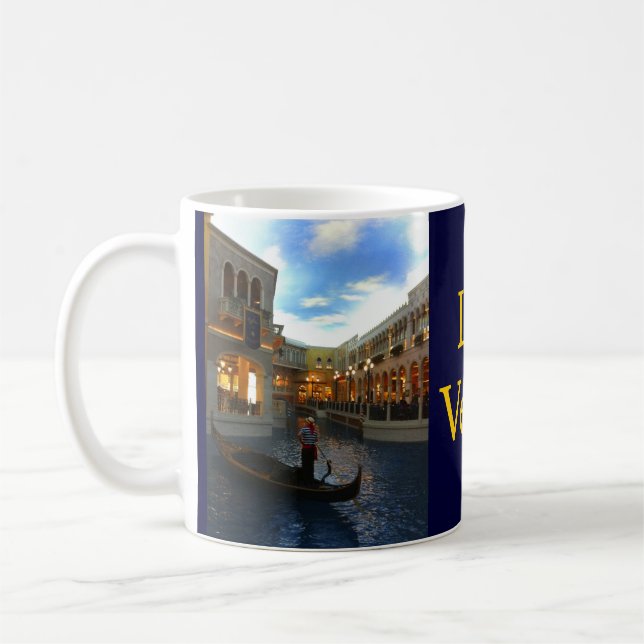 Venezianische Kanal-Gondel Las Vegas Tasse (Links)