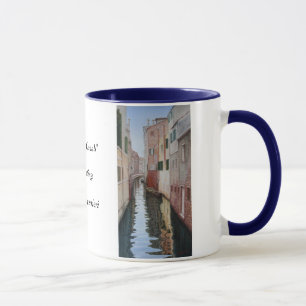 "Venezianische Kanäle " Tasse