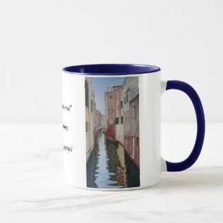 "Venezianische Kanäle " Tasse