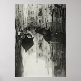 Venezianische Kanallin-Ruhe: Vintage Stieglitz Kun Poster