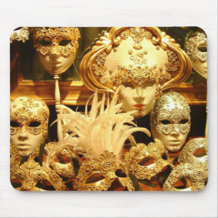 Venezianische Karnevals-Masken Mousepad