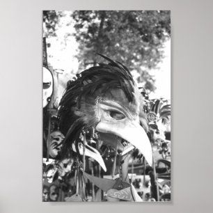 Venezianische Karnevalsmaske Venedig Pinakothek Zü Poster