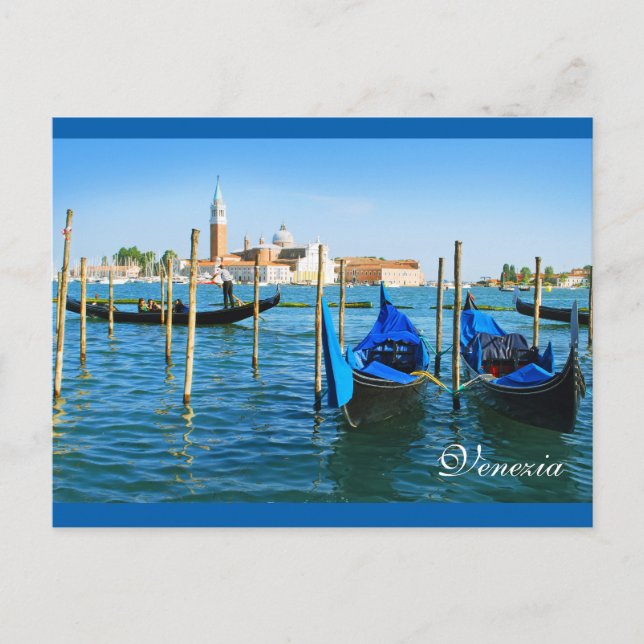 Venezianische Laguna Postcard Postkarte (Vorderseite)