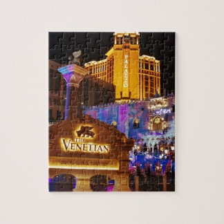 Venezianische Las Vegas Dekorative Abend Leuchten Puzzle