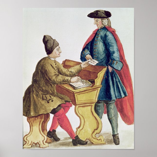 Venezianische Lotterie Poster (Vorne)