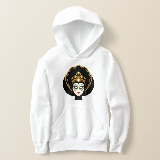 venezianische Maske Hoodie (Ablage )