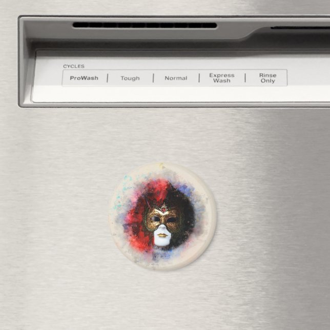 venezianische Maske Magnet (In Situ (Geschirrspüler))