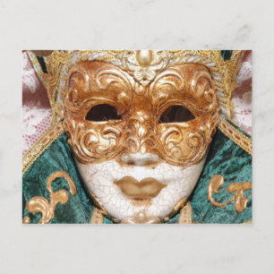 Venezianische Maske Postkarte