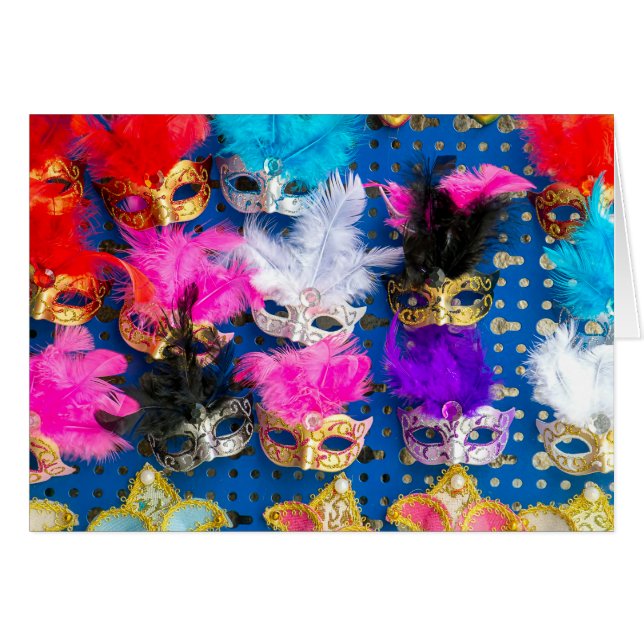 Venezianische Masken (Vorderseite (Horizontal))