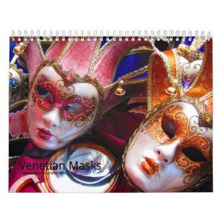 Venezianische Masken Kalender