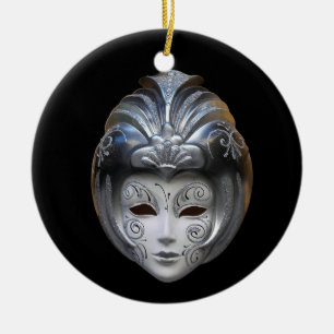 Venezianische Masken Keramikornament