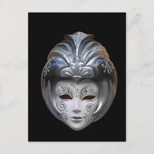 Venezianische Masken Postkarte