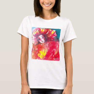 VENEZIANISCHE MASQUERADE-FÄLLE - MASKE IN ROT T-Shirt