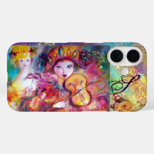 VENEZIANISCHE MASQUERADE/HARLEQUIN UND KOLUMBIN iPhone 16 HÜLLE