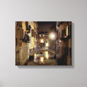 VENEZIANISCHE NOCTURNE-Leinwand Leinwanddruck