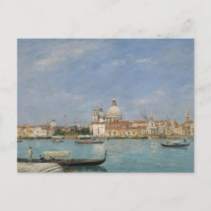 Venezianische Ruhe: Der Canal Grande Postkarte