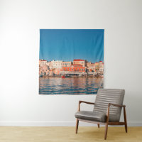 Venezianischer Hafen in Chania zur blauen Stunde, 