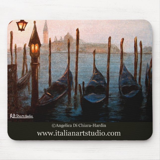 Venezianisches Gondole Mousepad (Vorne)