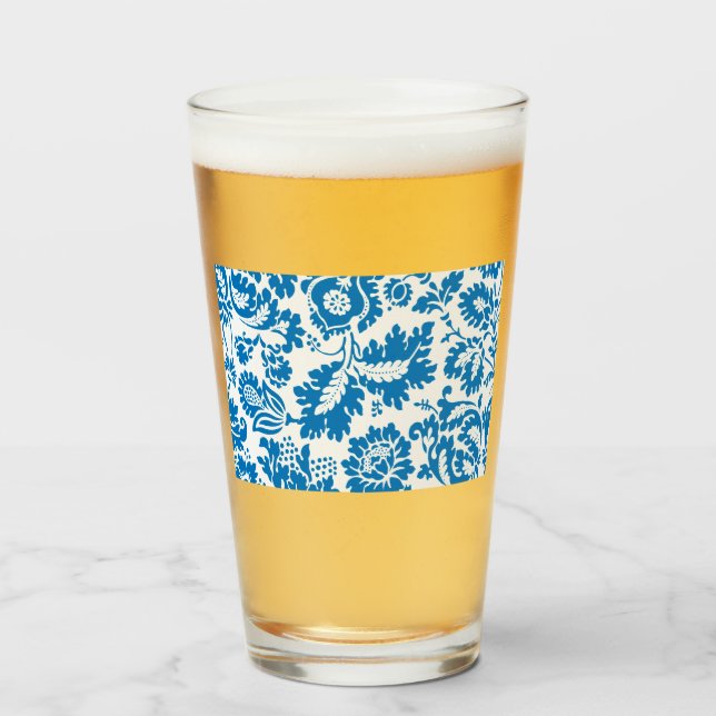 Venezianisches Muster (von William Morris) Glas (Vorne (Gefüllt))