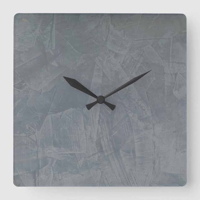 Venezianisches Plakatglas abschließen Quadratische Wanduhr (Vorderseite)